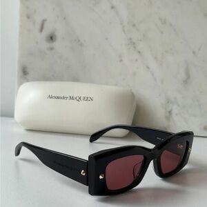 NWT Alexander McQueen Black Sunglasses